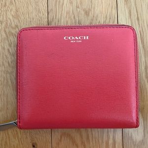 Coach Leather Women's Zip-Around Wallet
